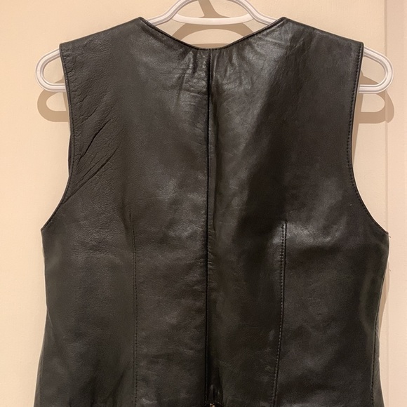 Daniel hecter leather vest for women - Picture 2 of 6